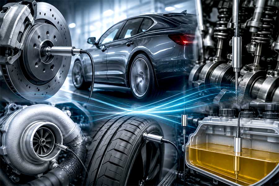 applications automobiles mesure capacitive