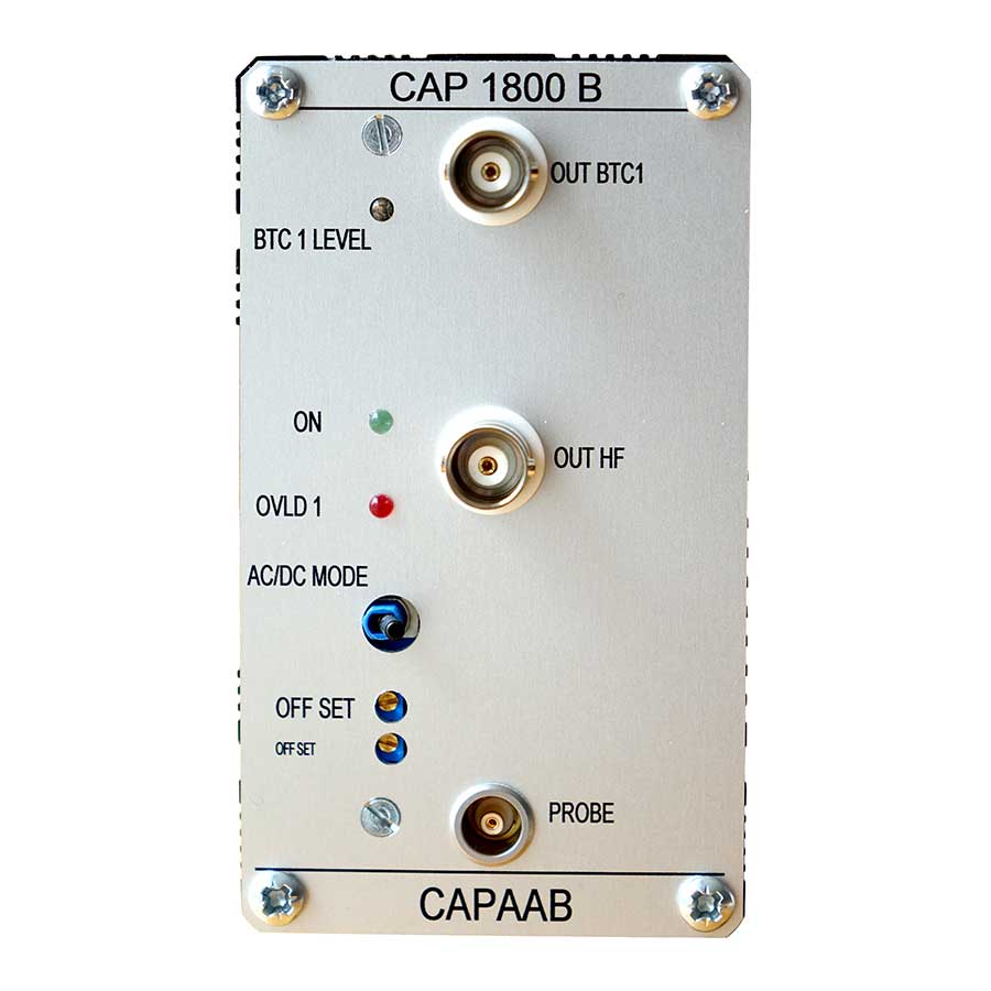 conditionneur capacitif cap1800 capteur triaxial pseudo 1 mesure sans contact