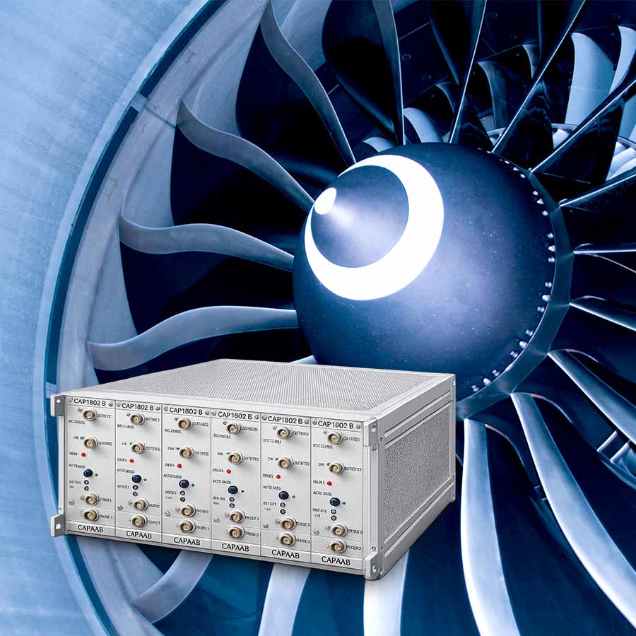 conditionneur capacitif cap1802 aeronautique jeu aube carter 1a