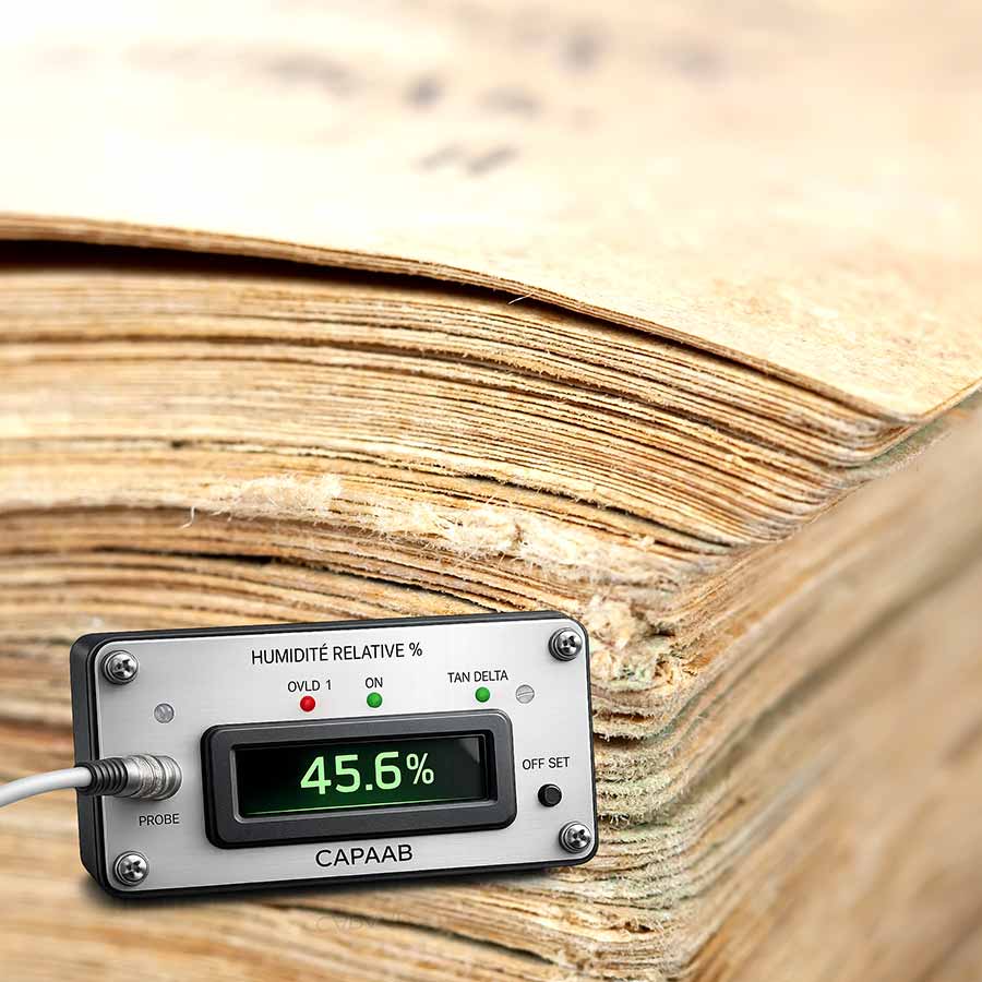 pont capacito resistif pcr100 mesure humidite papier carton